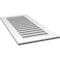 Ekena Millwork Vertical Surface Mount PVC Gable Vent: Functional, w/ 3-1/2"W x 1"P Standard Frame, 20"W x 42"H GVPVE20X4201SF - alternate 2